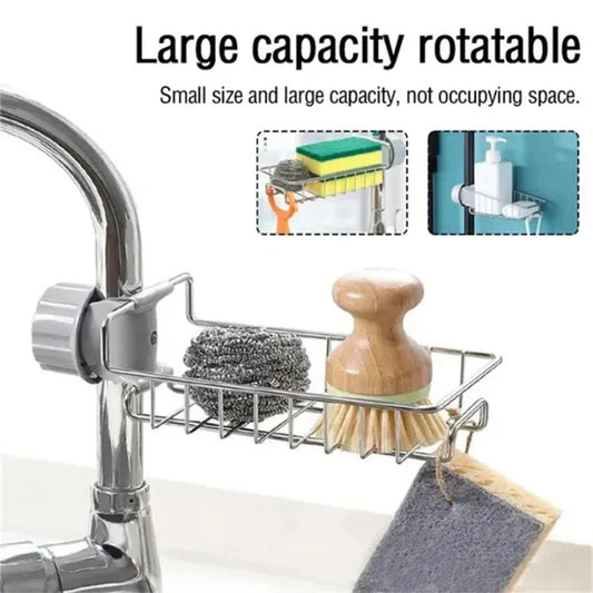 New Rotatable Stainless Steel Sink Drainer