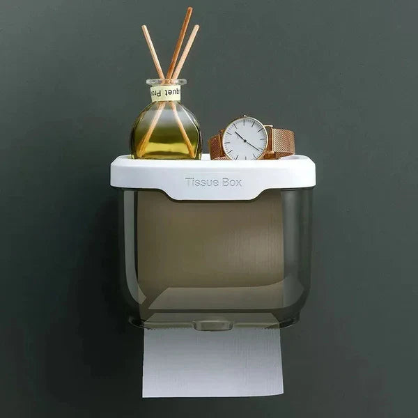 Wall Mounted Waterproof Tissue Holder Box