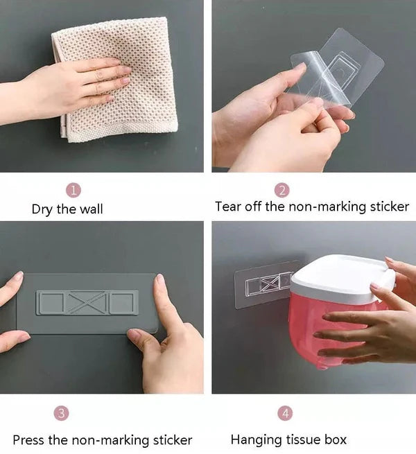 Wall Mounted Waterproof Tissue Holder Box