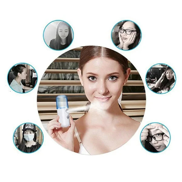 Nano Spray Rechargeable Facial Steamer Beauty Moisturizing Humidifier