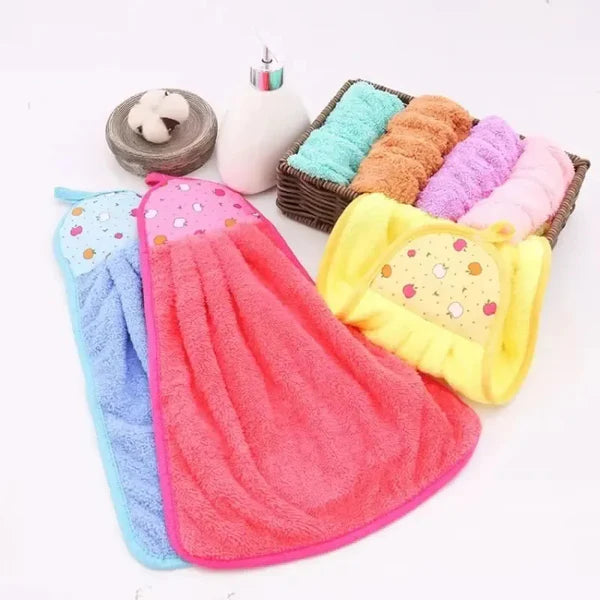Soft Microfiber Hanging Kitchen Towel